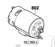 Moteur réf. 2 609 199 626 Bosch